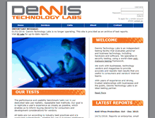 Tablet Screenshot of dennistechnologylabs.com